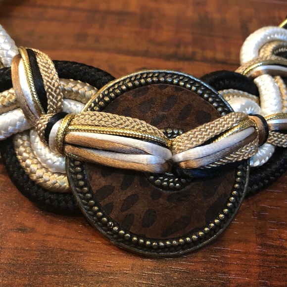 Vintage Glam Rock Rope Modernist Waist Belt main image 4